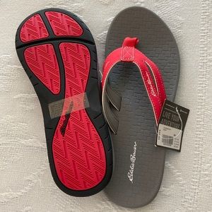 Eddie Bauer Red Flip Flops